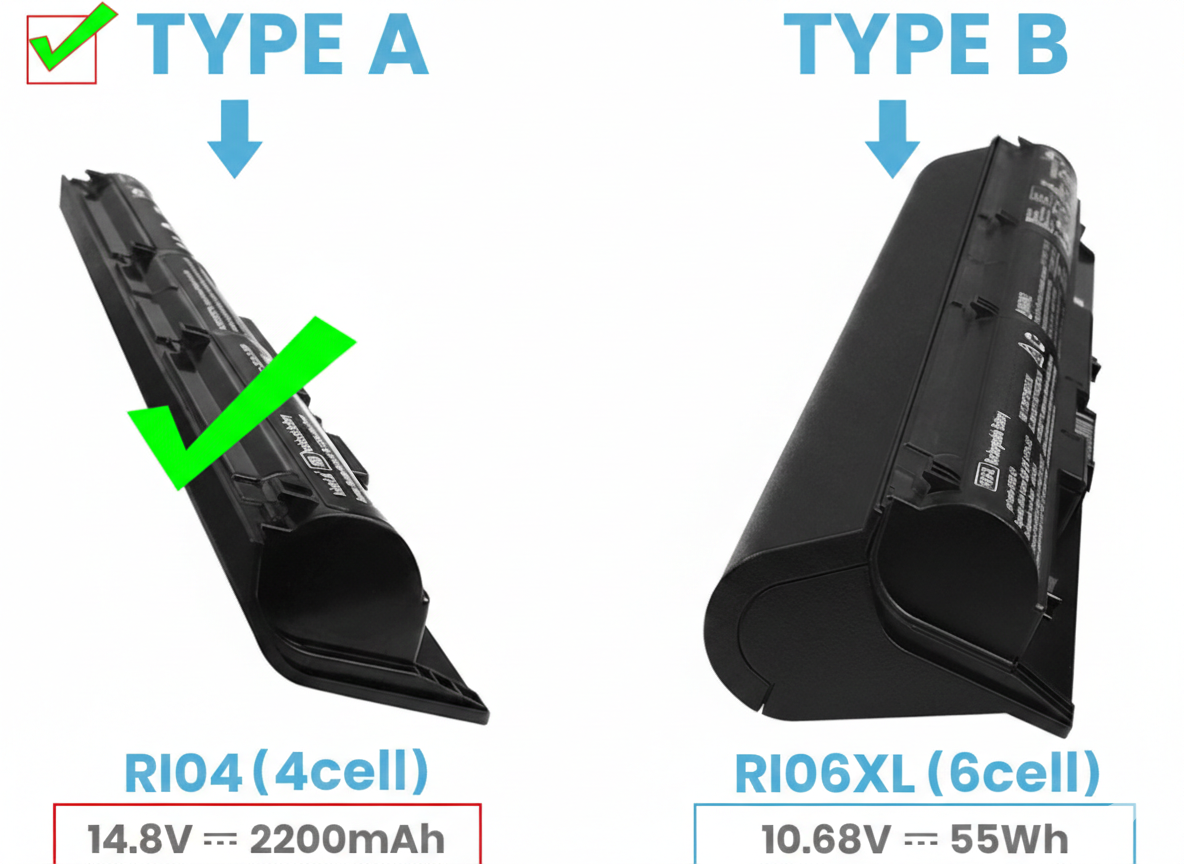 بطارية 2600mAh RI04 RI06XL لجهاز اتش بي برو بوك 450 455 470 G3 انفي 15-Q001TX 811063-421 811346-001 P3G15AA-AX P3G16AA Q 6Z 6Z Q9 4 C Q95C Q97C R104 RIO4 RIO6XL 14.8