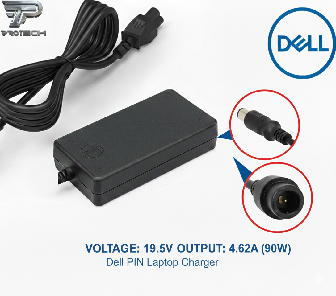 شاحن dell بقدرة 90W من برو تك - Dell 90W charger from ProTech